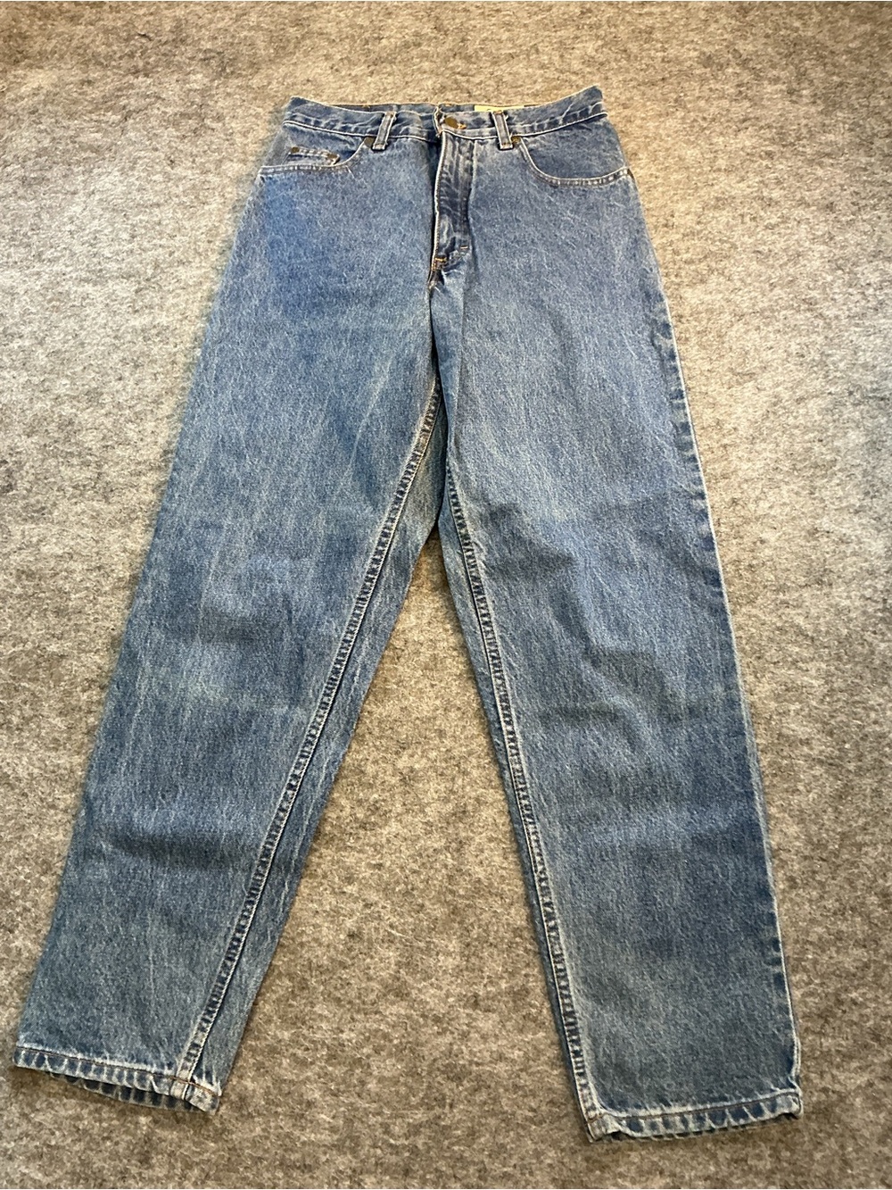 Eddie Bauer Womens Relaxed Straight -Leg Denim Jeans in Light Blue Size 10